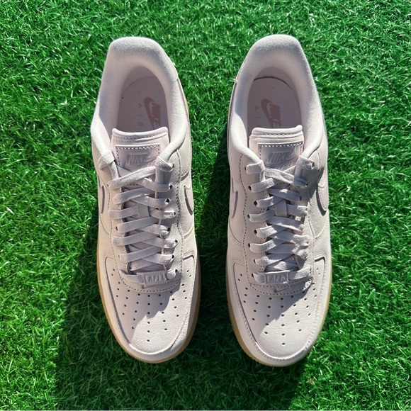 Nike AF1 Air Force Premium MF Pearl Pink / Gum Light Brown - Picture 9 of 10